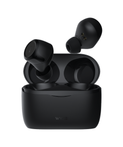 Wyze Buds True Wireless Earbuds, Bluetooth 5.0, 30dB Noise Reduction, 4 Mics, IPX5 Water Resistant, Alexa Built-in, Black