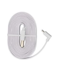 Wyze Outdoor Power Adapter with L-Shaped Micro-USB Cable, 19.7ft Flat Power Cord, IP67 Weatherproof, for Wyze Cam Pan v3/v4, v3 Pro, OG Series