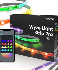 Wyze Light Strip Pro 16.4ft WiFi LED Strip Lights, Multi-Color Segment Control, 16 Million RGB Colors, App & Music Sync, Works with Alexa & Google