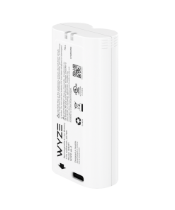 Wyze Removable Battery Pack, 6200mAh Rechargeable Battery for Wyze Battery Cam Pro, Duo Cam Doorbell, and Palm Lock, USB-C Charging