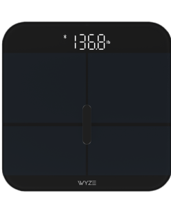 Wyze Smart Scale X, Bluetooth Digital Body Composition Scale, ITO Glass, 12 Metrics, 400 lb Capacity, LED Display, Black