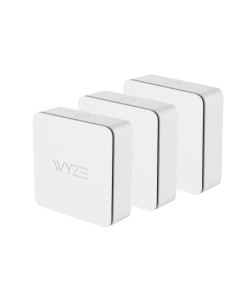 Wyze Sense Entry Sensor v2 3-Pack, White Wireless Door & Window Contact Sensors with Open/Close Alerts, Requires Wyze Sense Hub